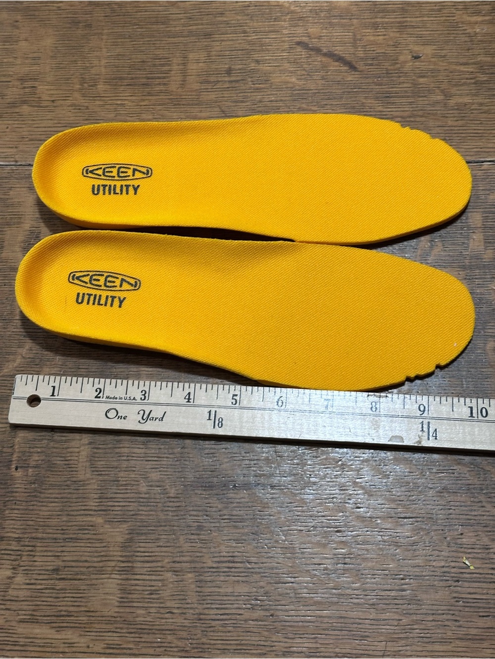 Keen Yellow Utility Insoles new women’s 8-81/2 men’s 7